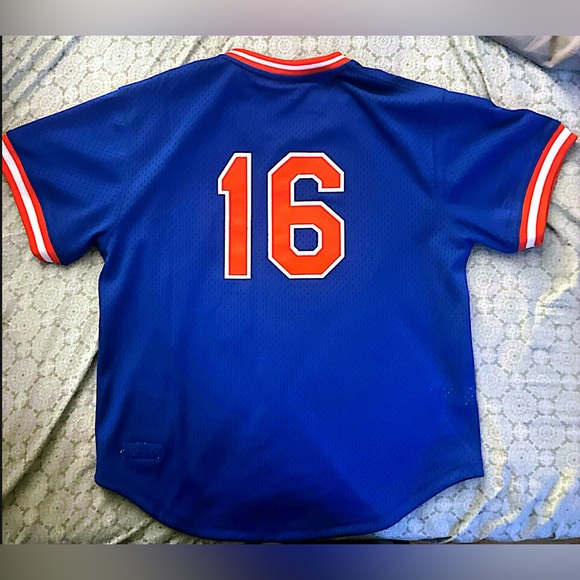 Mitchell and Ness Mets baseball jersey #16 Dwight Doc Gooden